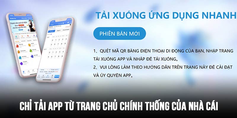 Chỉ nên tải tệp mở rộng ứng dụng trực tiếp từ nhà cái